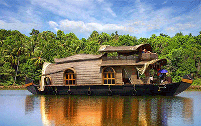Tour of Kerala Backwaters & Beach with Cooking demonstration