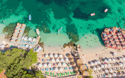 The twin center of Albania and Corfu The twin center of Albania and Corfu