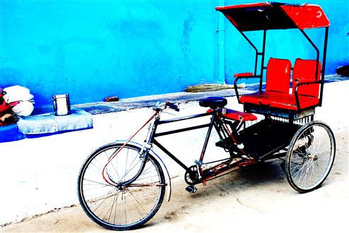 In the footsteps of Yeti Red rickshaw (Custom).jpg