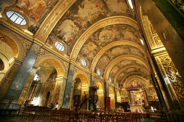 Malta St. John's Co Cathedral Interior (10) (Medium).JPG